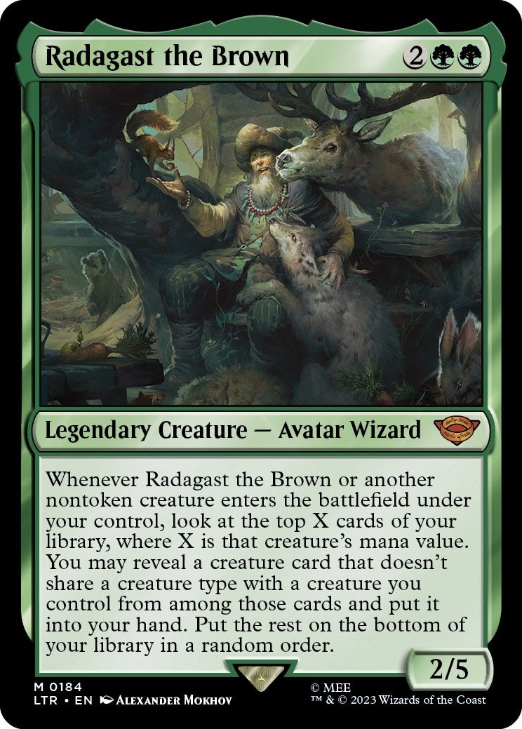 Image for Radagast the Brown (Universes Beyond: The Lord of the Rings: Tales of Middle-earth) (184) - Magic: The Gathering