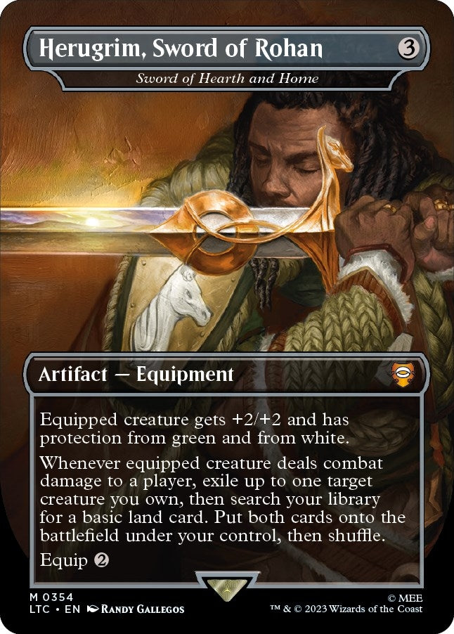 Image for Herugrim, Sword of Rohan - Sword of Hearth and Home (Commander: The Lord of the Rings: Tales of Middle-earth) (354) - Magic: The Gathering