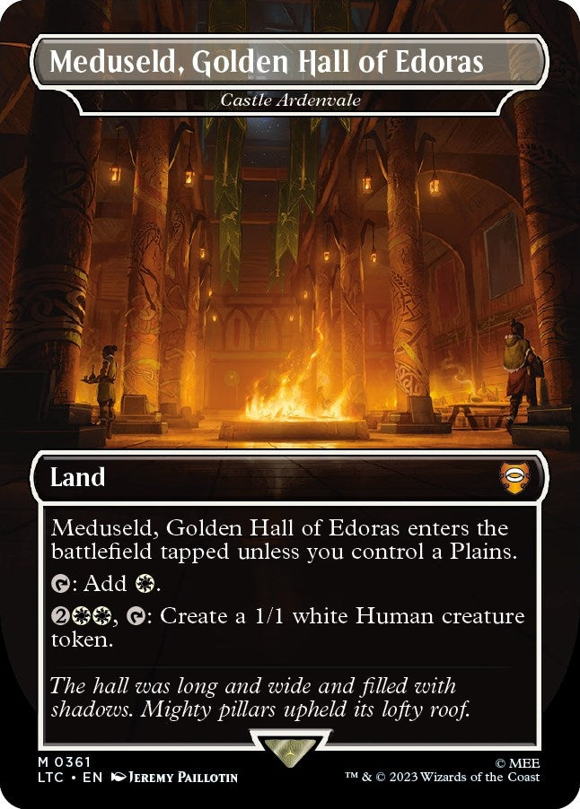Image for Meduseld, Golden Hall of Edoras - Castle Ardenvale (Commander: The Lord of the Rings: Tales of Middle-earth) (361) - Magic: The Gathering