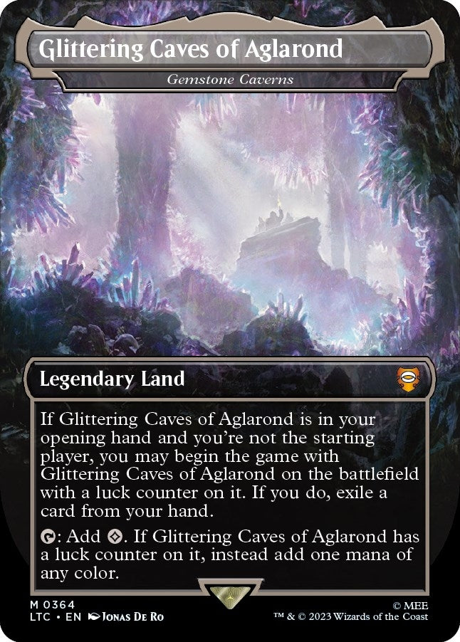 Image for Glittering Caves of Aglarond - Gemstone Caverns (Commander: The Lord of the Rings: Tales of Middle-earth) (364) - Magic: The Gathering