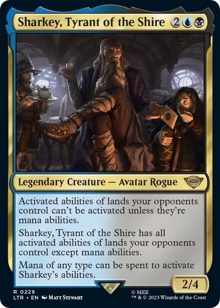 Image for Sharkey, Tyrant of the Shire (Universes Beyond: The Lord of the Rings: Tales of Middle-earth) (229) - Magic: The Gathering