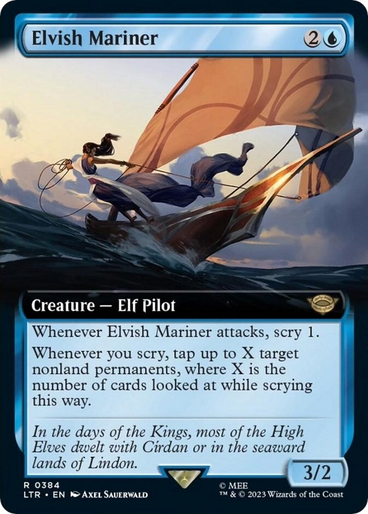 Image for Elvish Mariner (Extended Art) (Universes Beyond: The Lord of the Rings: Tales of Middle-earth) (384) - Magic: The Gathering