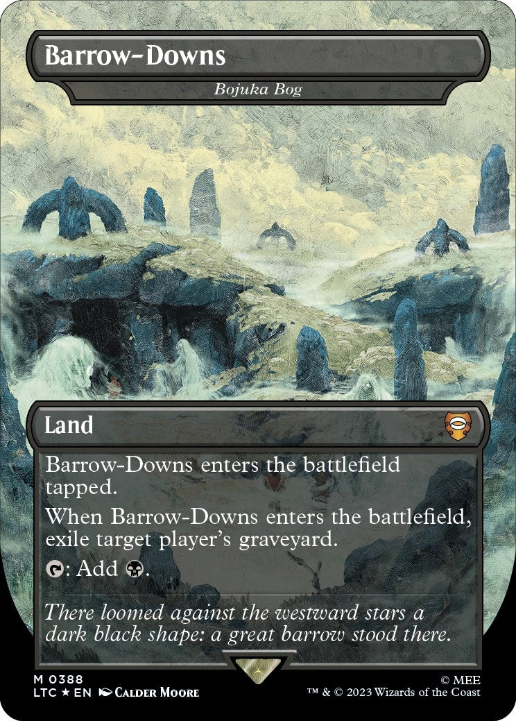 Image for Barrow-Downs - Bojuka Bog (Surge Foil) (Commander: The Lord of the Rings: Tales of Middle-earth) (388) - Magic: The Gathering