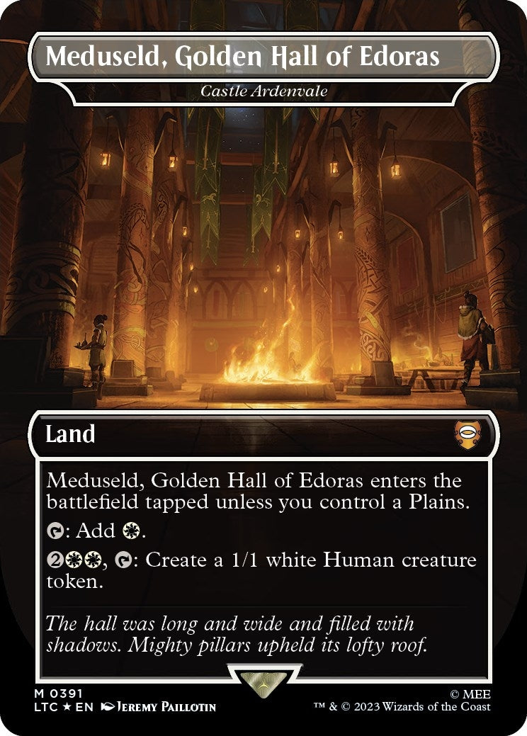 Image for Meduseld, Golden Hall of Edoras - Castle Ardenvale (Surge Foil) (Commander: The Lord of the Rings: Tales of Middle-earth) (391) - Magic: The Gathering