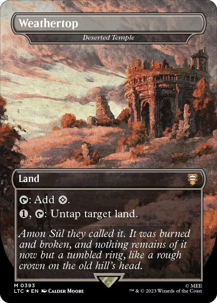Image for Weathertop - Deserted Temple (Surge Foil) (Commander: The Lord of the Rings: Tales of Middle-earth) (393) - Magic: The Gathering