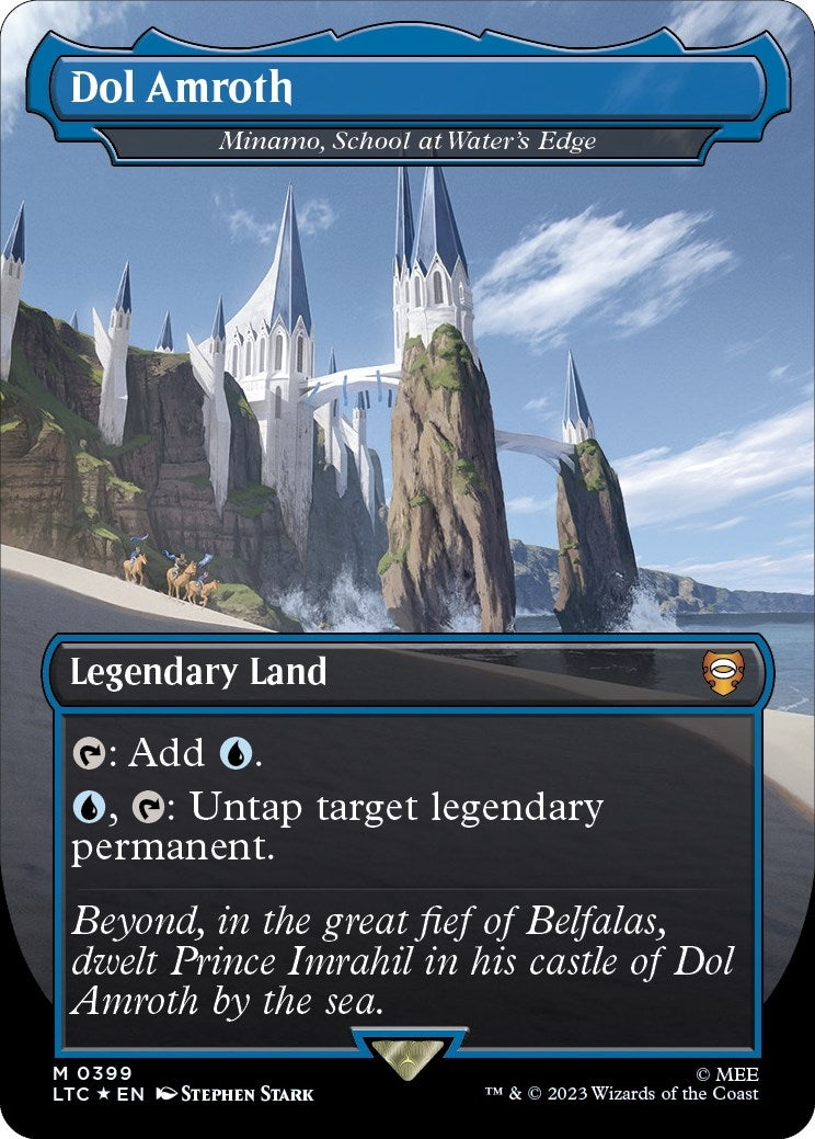 Image for Dol Amroth - Minamo, School at Water's Edge (Surge Foil) (Commander: The Lord of the Rings: Tales of Middle-earth) (399) - Magic: The Gathering