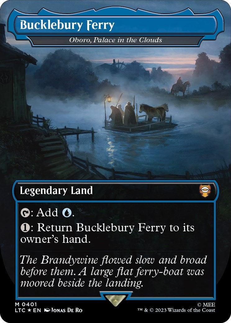 Image for Bucklebury Ferry - Oboro, Palace in the Clouds (Surge Foil) (Commander: The Lord of the Rings: Tales of Middle-earth) (401) - Magic: The Gathering