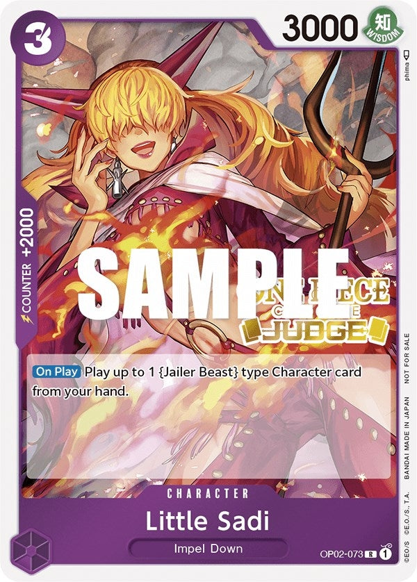 Image for Little Sadi (Judge) (One Piece Promotion Cards) (OP02-073) - One Piece Card Game