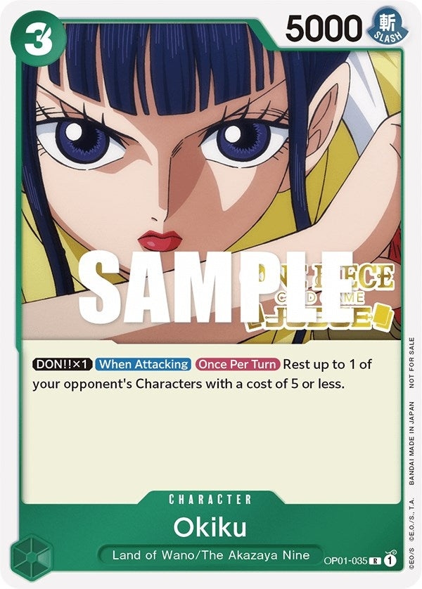 Image for Okiku (Judge) (One Piece Promotion Cards) (OP01-035) - One Piece Card Game