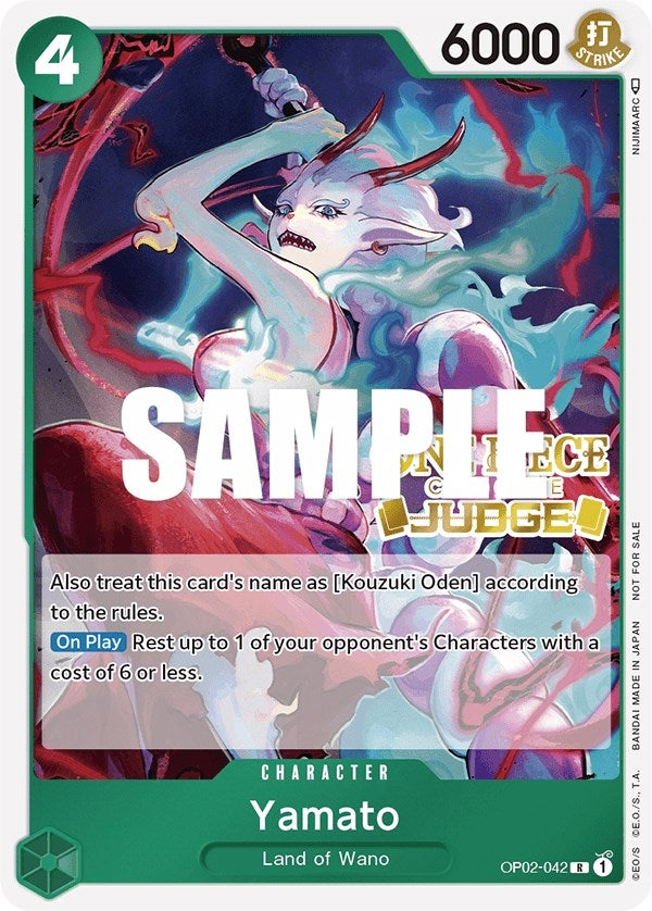 Image for Yamato (Judge) (One Piece Promotion Cards) (OP02-042) - One Piece Card Game