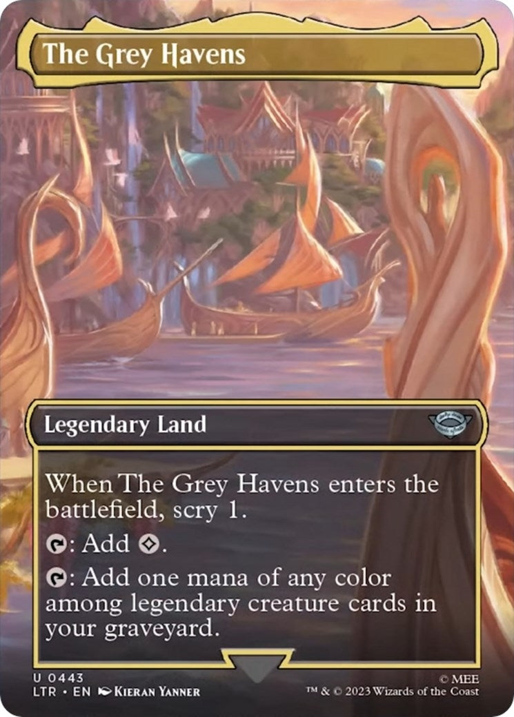 Image for The Grey Havens (Borderless) (Universes Beyond: The Lord of the Rings: Tales of Middle-earth) (443) - Magic: The Gathering