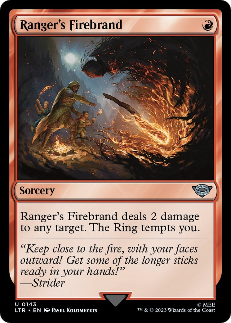 Image for Ranger's Firebrand (Universes Beyond: The Lord of the Rings: Tales of Middle-earth) (143) - Magic: The Gathering