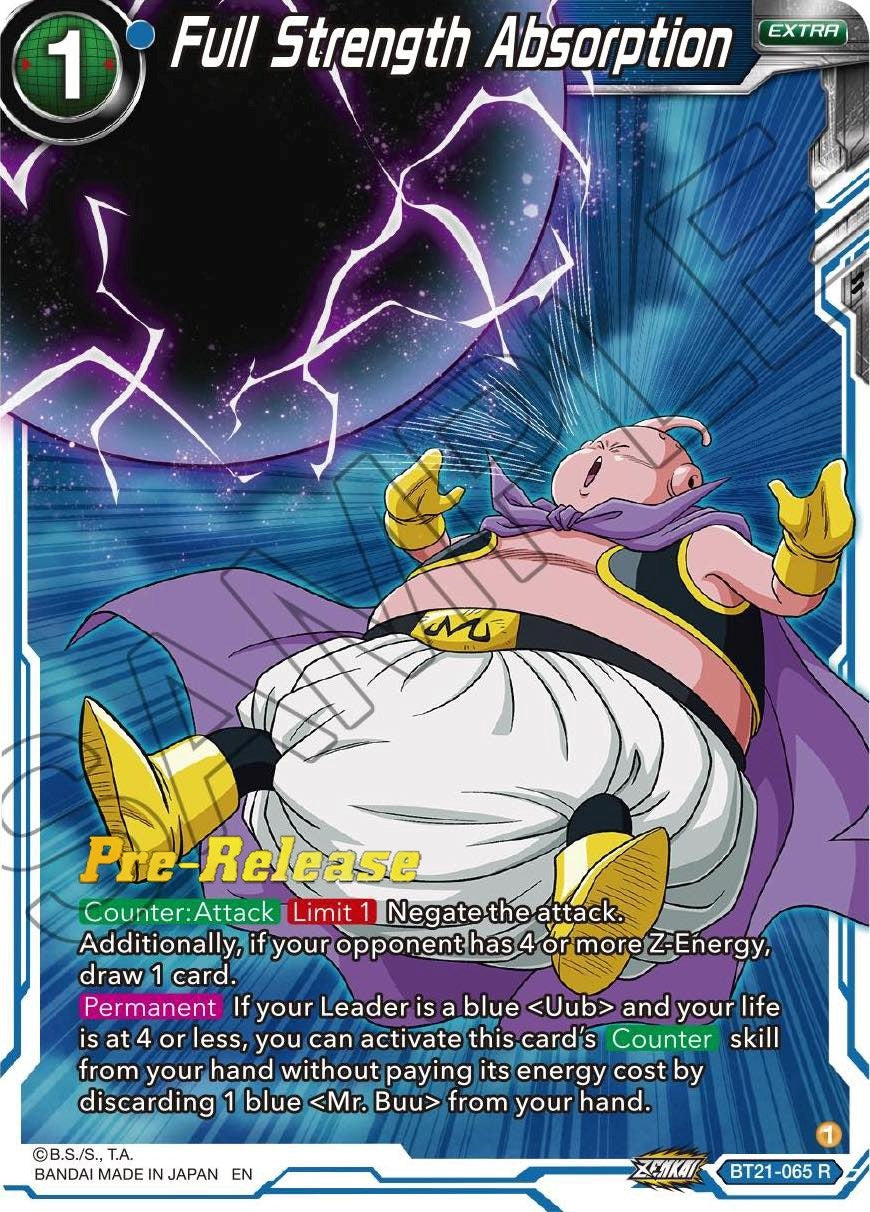 Image for Full Strength Absorption (Wild Resurgence Pre-Release Cards) (BT21-065) - Dragon Ball Super: Masters