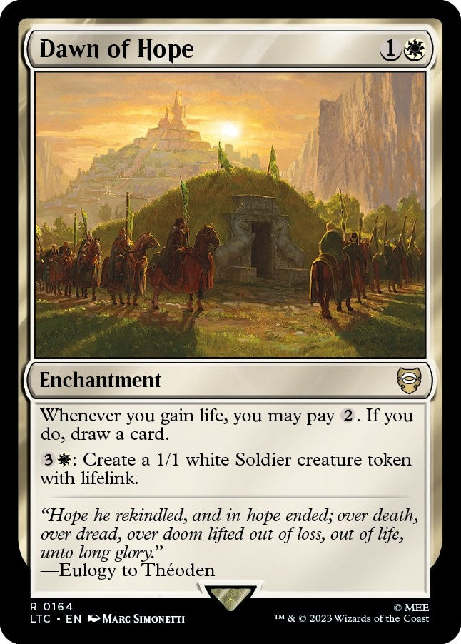 Image for Dawn of Hope (Commander: The Lord of the Rings: Tales of Middle-earth) (164) - Magic: The Gathering