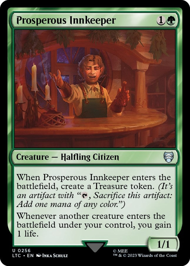 Image for Prosperous Innkeeper (Commander: The Lord of the Rings: Tales of Middle-earth) (256) - Magic: The Gathering