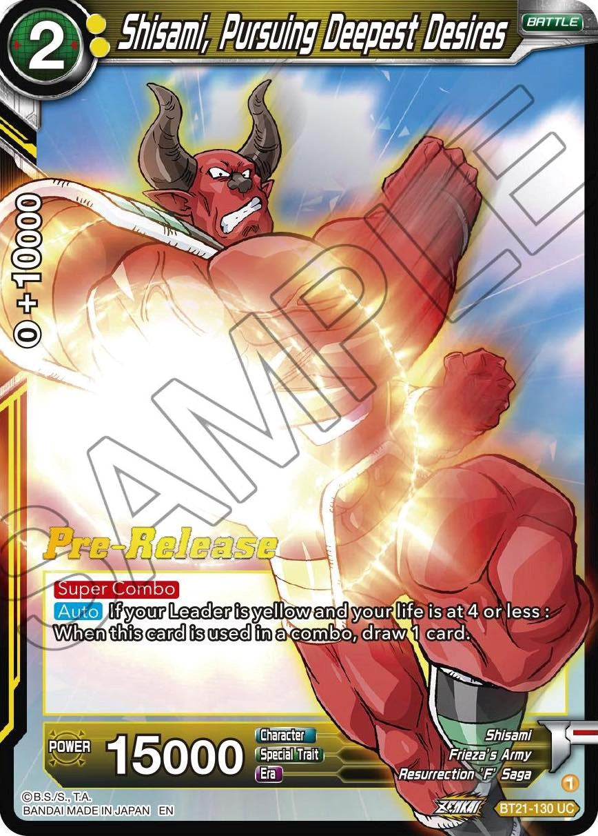Image for Shisami, Pursuing Deepest Desires (Wild Resurgence Pre-Release Cards) (BT21-130) - Dragon Ball Super: Masters