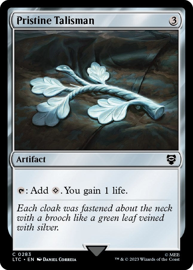 Image for Pristine Talisman (Commander: The Lord of the Rings: Tales of Middle-earth) (283) - Magic: The Gathering