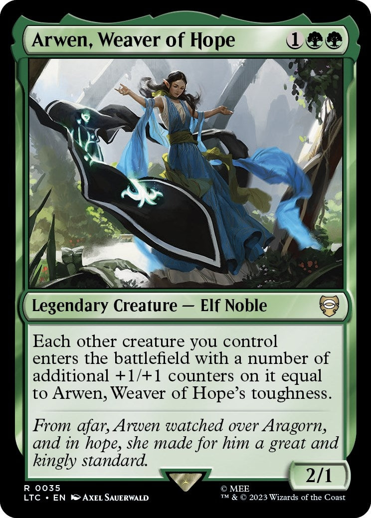 Image for Arwen, Weaver of Hope (Commander: The Lord of the Rings: Tales of Middle-earth) (35) - Magic: The Gathering