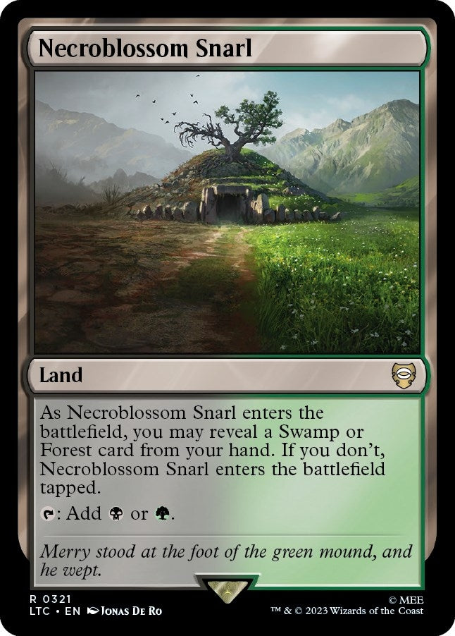 Image for Necroblossom Snarl (Commander: The Lord of the Rings: Tales of Middle-earth) (321) - Magic: The Gathering
