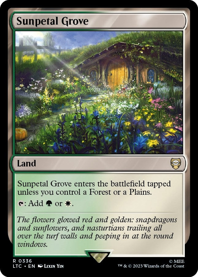 Image for Sunpetal Grove (Commander: The Lord of the Rings: Tales of Middle-earth) (336) - Magic: The Gathering