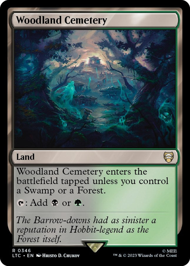 Image for Woodland Cemetery (Commander: The Lord of the Rings: Tales of Middle-earth) (346) - Magic: The Gathering