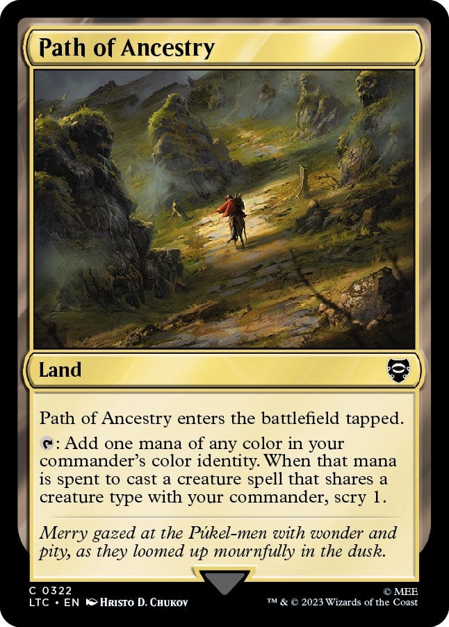 Image for Path of Ancestry (Commander: The Lord of the Rings: Tales of Middle-earth) (322) - Magic: The Gathering