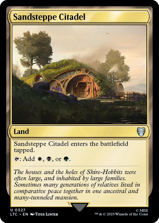 Image for Sandsteppe Citadel (Commander: The Lord of the Rings: Tales of Middle-earth) (327) - Magic: The Gathering