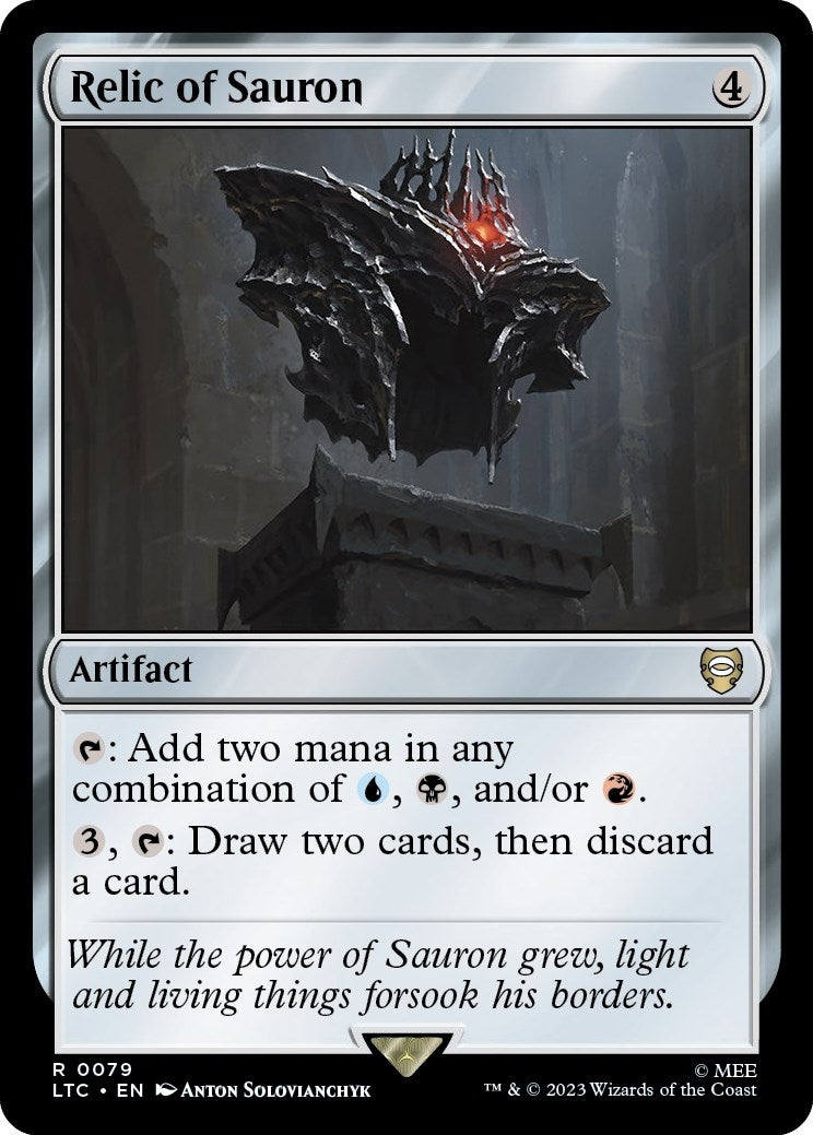Image for Relic of Sauron (Commander: The Lord of the Rings: Tales of Middle-earth) (79) - Magic: The Gathering