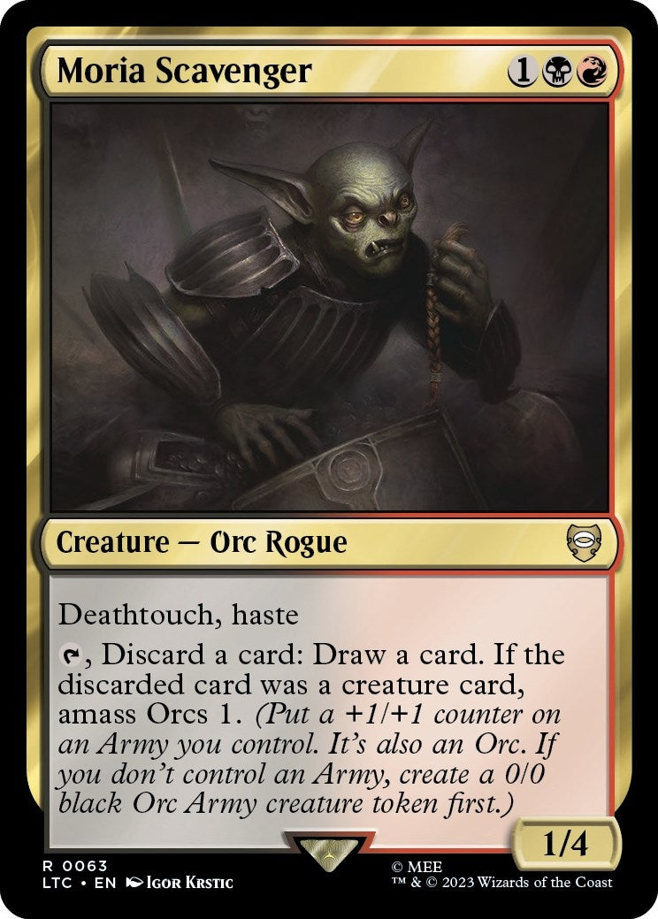 Image for Moria Scavenger (Commander: The Lord of the Rings: Tales of Middle-earth) (63) - Magic: The Gathering