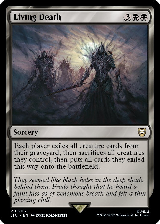 Image for Living Death (Commander: The Lord of the Rings: Tales of Middle-earth) (203) - Magic: The Gathering