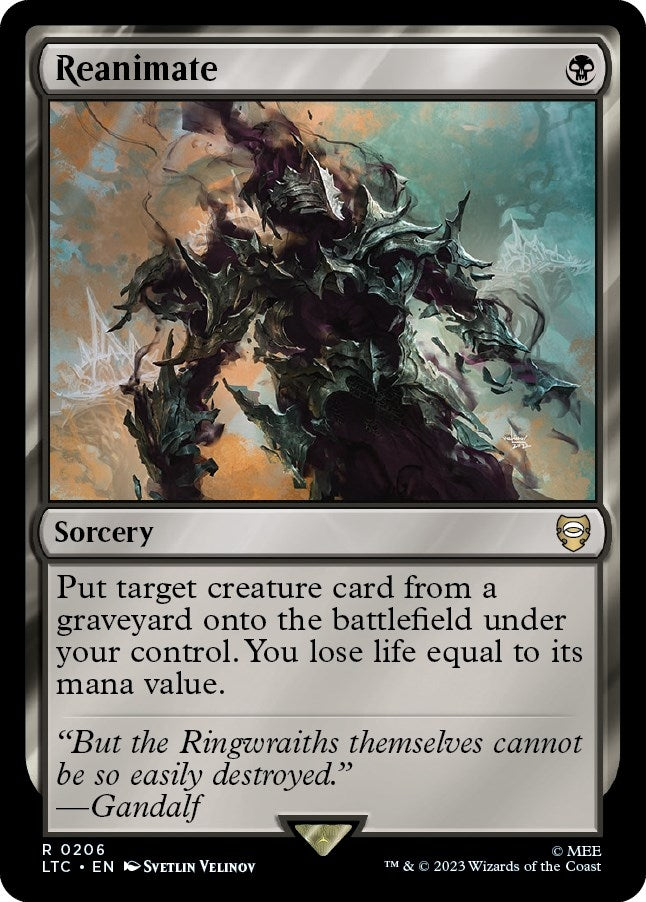 Image for Reanimate (Commander: The Lord of the Rings: Tales of Middle-earth) (206) - Magic: The Gathering