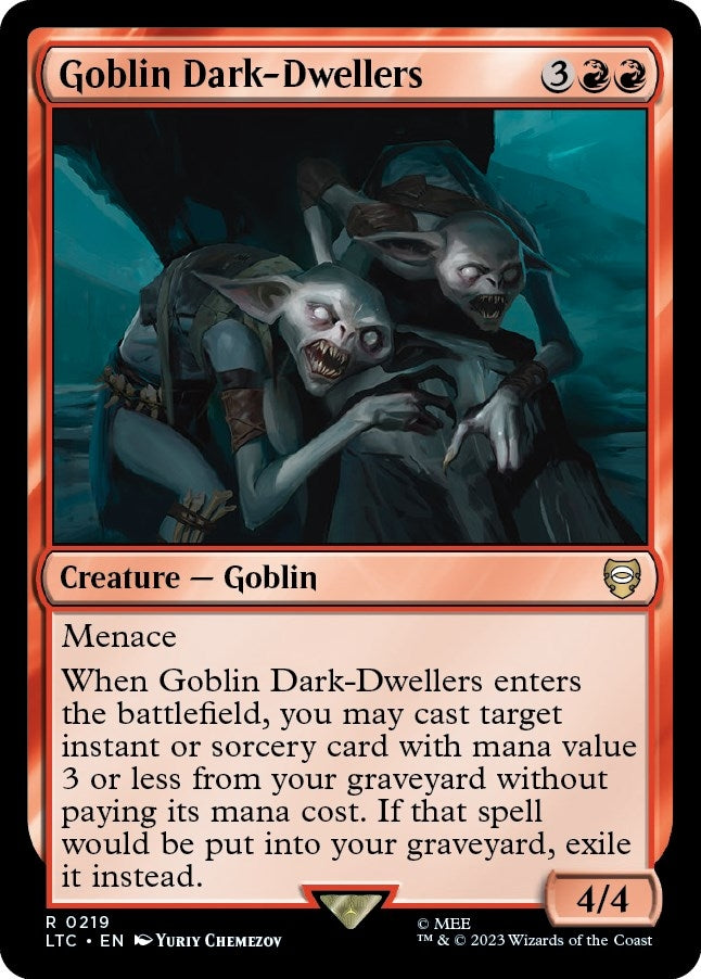 Image for Goblin Dark-Dwellers (Commander: The Lord of the Rings: Tales of Middle-earth) (219) - Magic: The Gathering