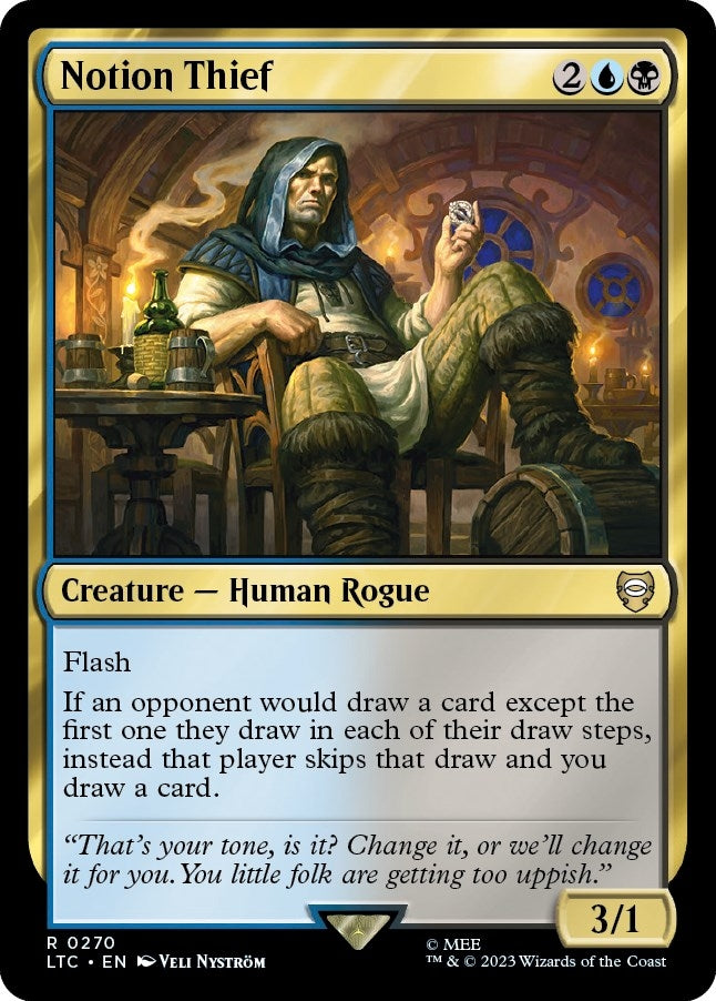 Image for Notion Thief (Commander: The Lord of the Rings: Tales of Middle-earth) (270) - Magic: The Gathering