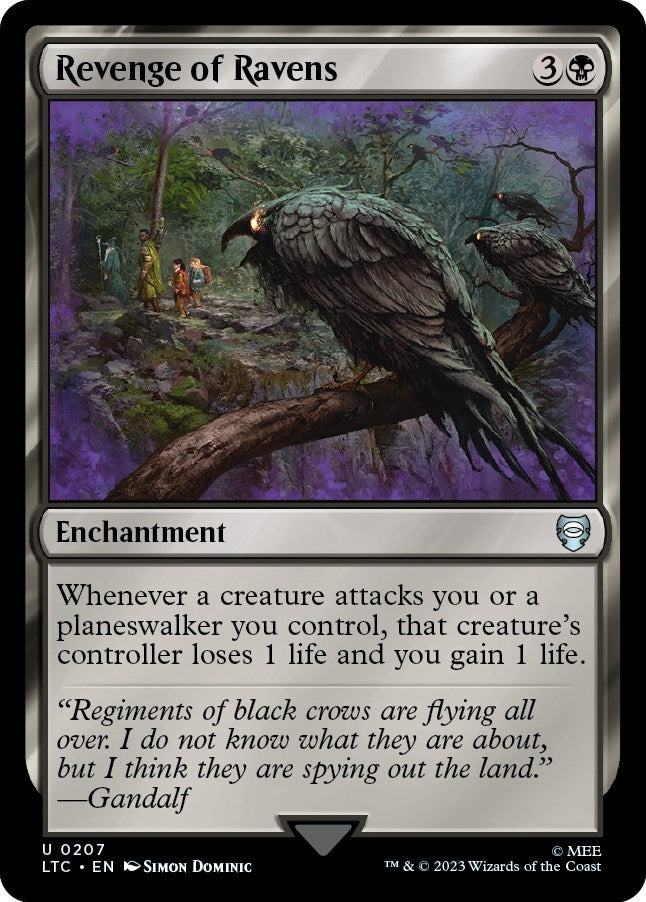 Image for Revenge of Ravens (Commander: The Lord of the Rings: Tales of Middle-earth) (207) - Magic: The Gathering