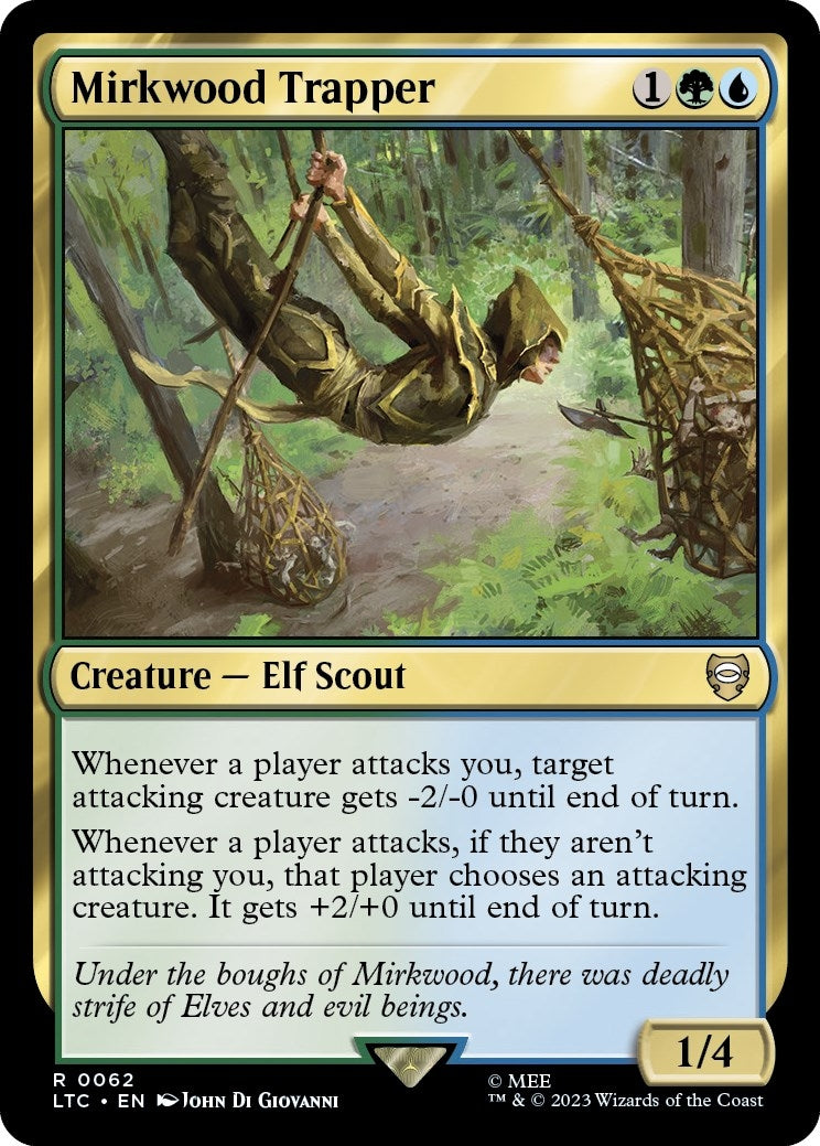 Image for Mirkwood Trapper (Commander: The Lord of the Rings: Tales of Middle-earth) (62) - Magic: The Gathering