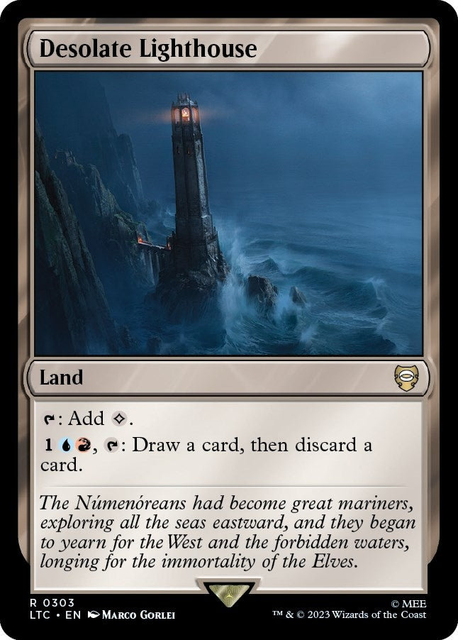 Image for Desolate Lighthouse (Commander: The Lord of the Rings: Tales of Middle-earth) (303) - Magic: The Gathering