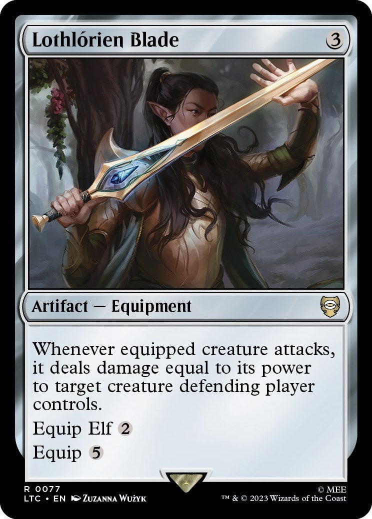 Image for Lothlorien Blade (Commander: The Lord of the Rings: Tales of Middle-earth) (77) - Magic: The Gathering