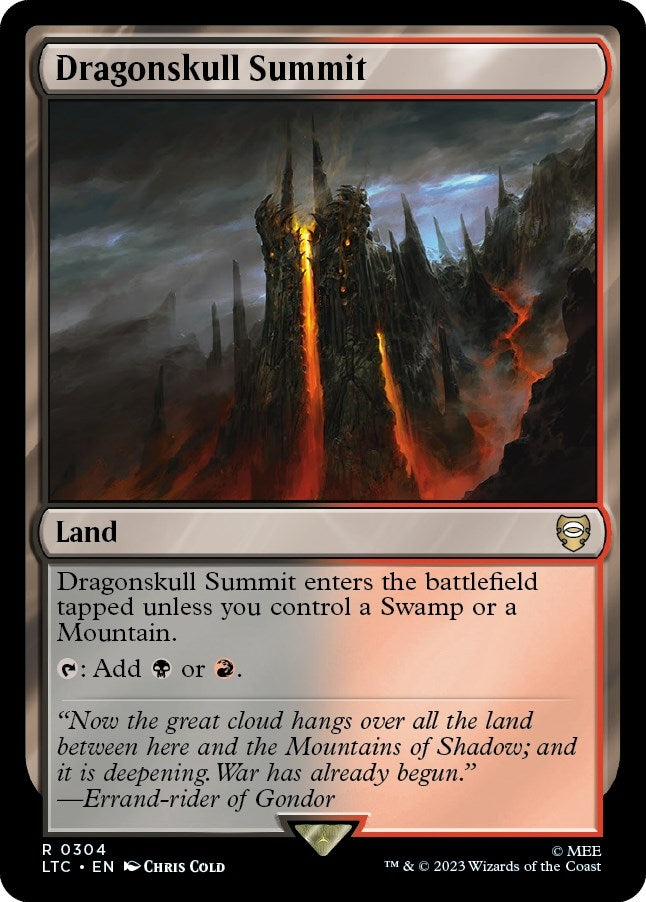 Image for Dragonskull Summit (Commander: The Lord of the Rings: Tales of Middle-earth) (304) - Magic: The Gathering