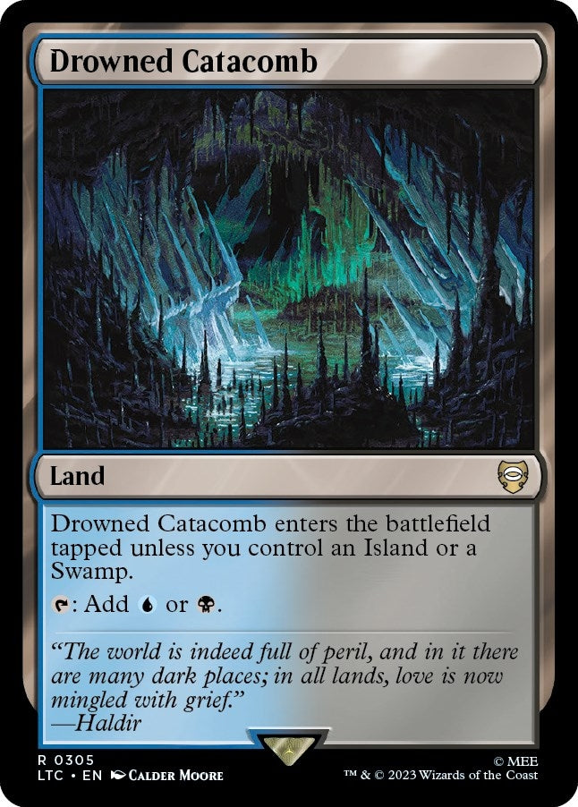 Image for Drowned Catacomb (Commander: The Lord of the Rings: Tales of Middle-earth) (305) - Magic: The Gathering
