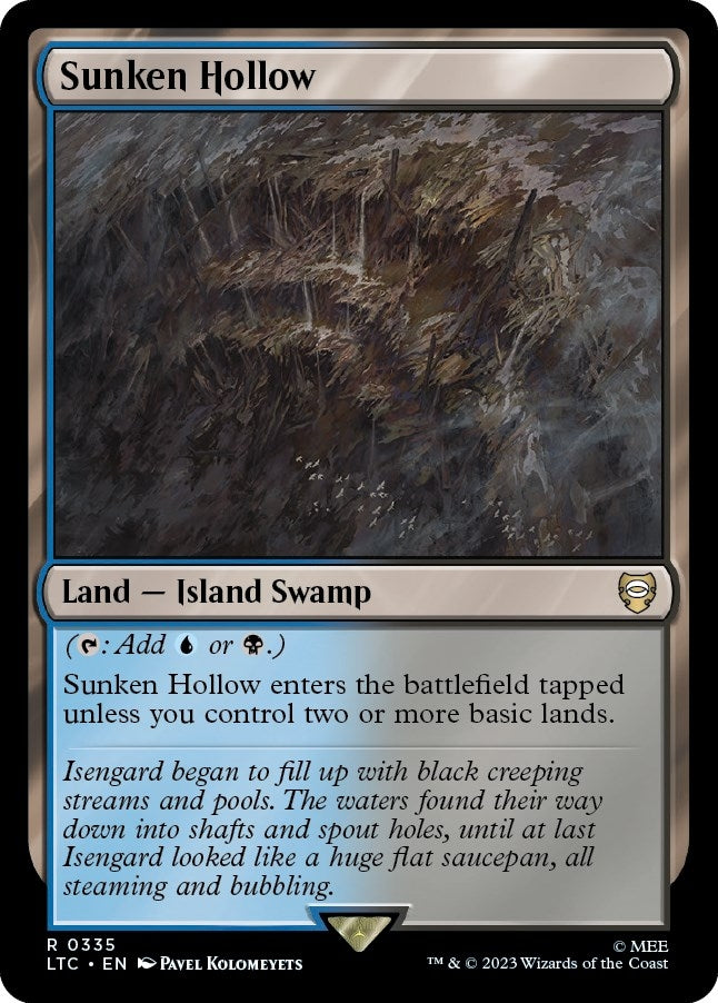 Image for Sunken Hollow (Commander: The Lord of the Rings: Tales of Middle-earth) (335) - Magic: The Gathering