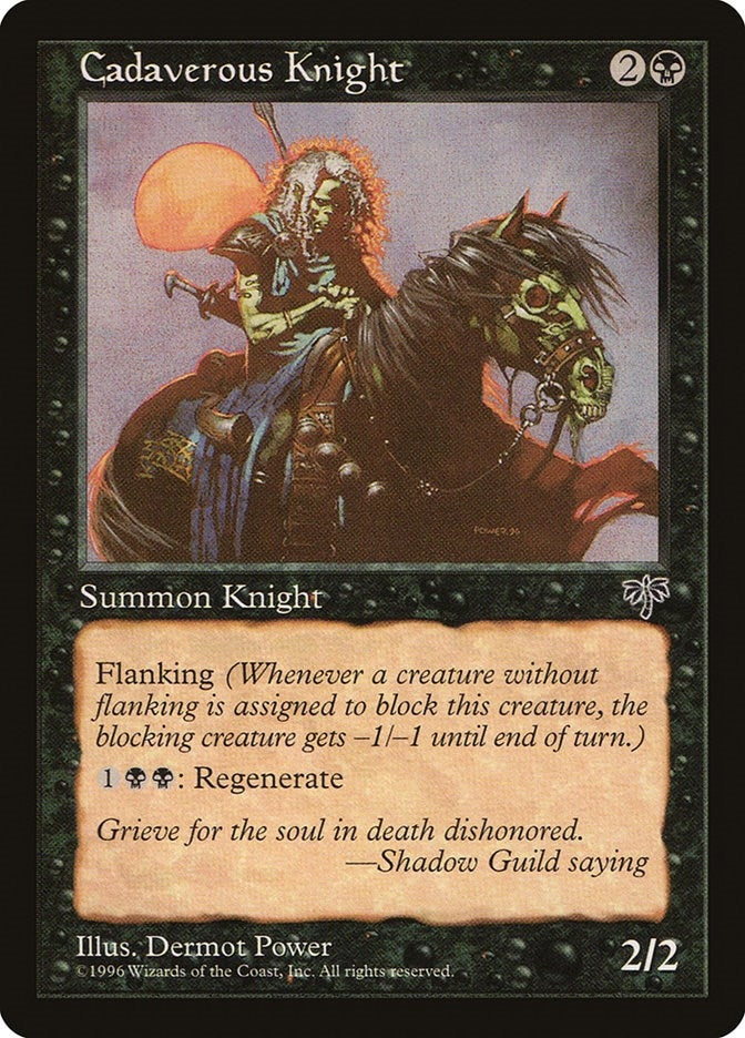 Image for Cadaverous Knight (Mirage) - Magic: The Gathering