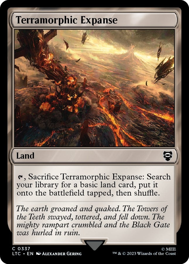Image for Terramorphic Expanse (Commander: The Lord of the Rings: Tales of Middle-earth) (337) - Magic: The Gathering