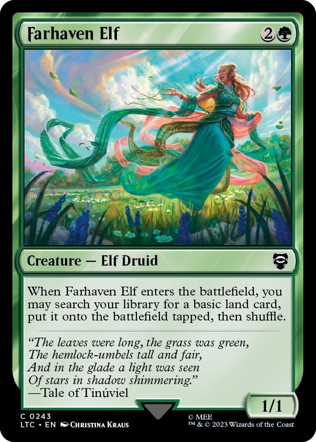 Image for Farhaven Elf (Commander: The Lord of the Rings: Tales of Middle-earth) (243) - Magic: The Gathering