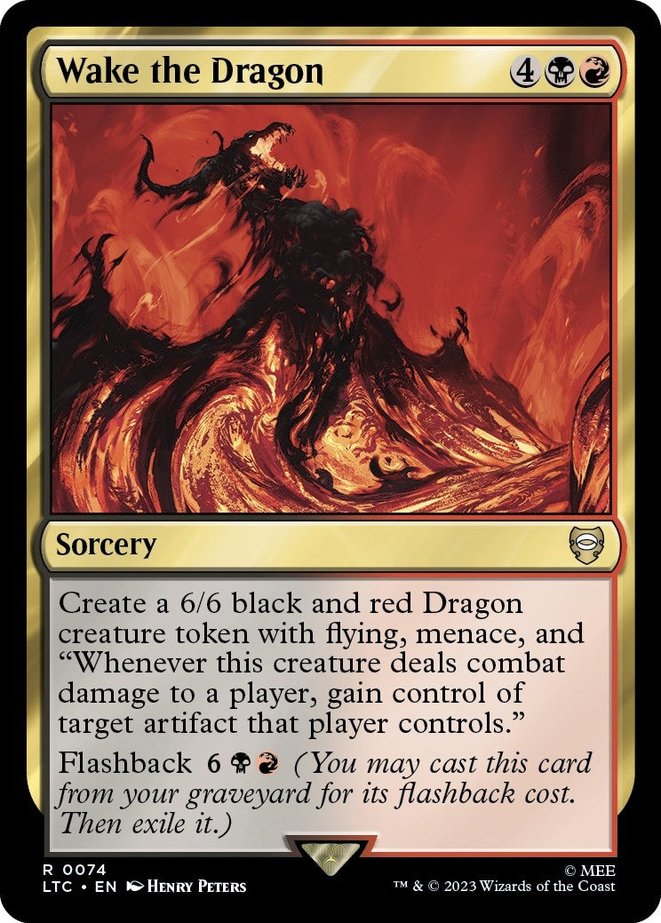 Image for Wake the Dragon (Commander: The Lord of the Rings: Tales of Middle-earth) (74) - Magic: The Gathering