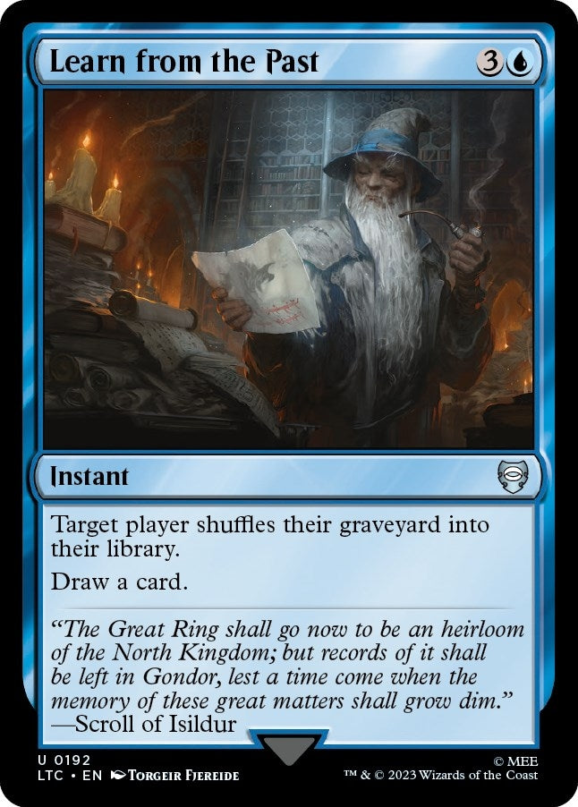 Image for Learn from the Past (Commander: The Lord of the Rings: Tales of Middle-earth) (192) - Magic: The Gathering