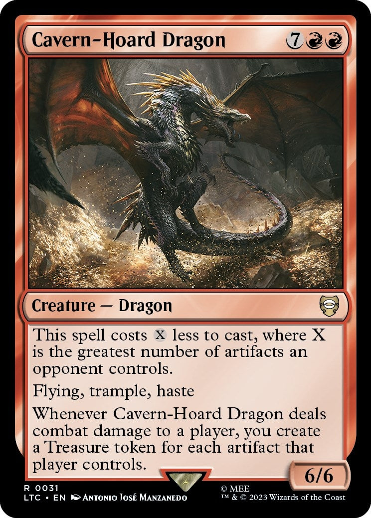 Image for Cavern-Hoard Dragon (Commander: The Lord of the Rings: Tales of Middle-earth) (31) - Magic: The Gathering