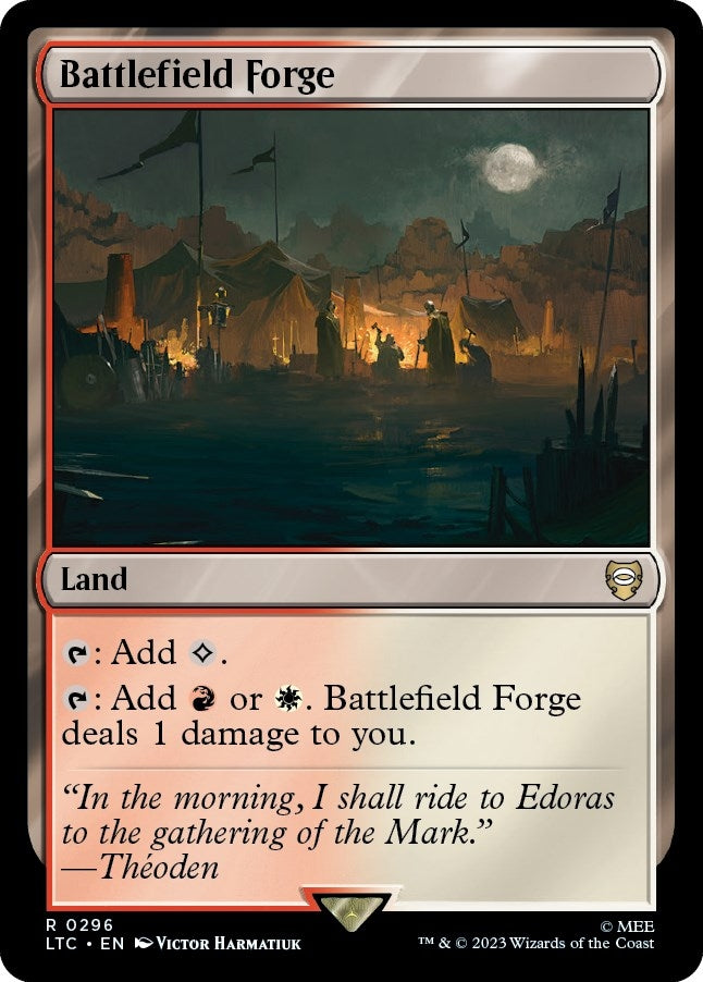 Image for Battlefield Forge (Commander: The Lord of the Rings: Tales of Middle-earth) (296) - Magic: The Gathering
