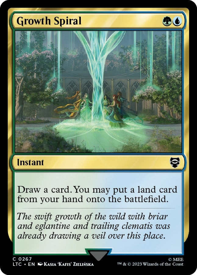 Image for Growth Spiral (Commander: The Lord of the Rings: Tales of Middle-earth) (267) - Magic: The Gathering