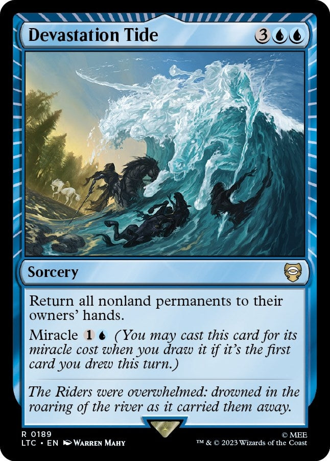 Image for Devastation Tide (Commander: The Lord of the Rings: Tales of Middle-earth) (189) - Magic: The Gathering