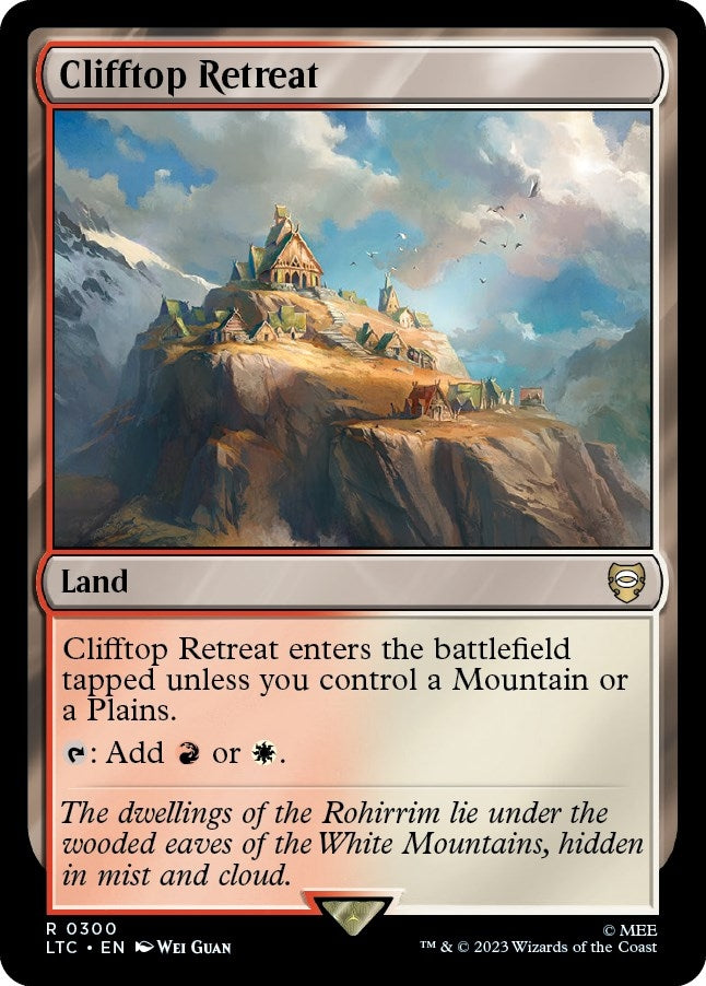 Image for Clifftop Retreat (Commander: The Lord of the Rings: Tales of Middle-earth) (300) - Magic: The Gathering